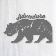 画像をギャラリービューアに読み込む, アドベンチャーベア カッティングステッカー《Adventure Bear》(超防水・防滴 UVカット 屋外使用可 /C034)
