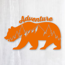 画像をギャラリービューアに読み込む, アドベンチャーベア カッティングステッカー《Adventure Bear》(超防水・防滴 UVカット 屋外使用可 /C034)