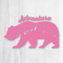 画像をギャラリービューアに読み込む, アドベンチャーベア カッティングステッカー《Adventure Bear》(超防水・防滴 UVカット 屋外使用可 /C034)