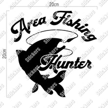 画像をギャラリービューアに読み込む, エリアフィッシングハンター カッティングステッカー《Area Fishing Hunter》(超防水・防滴 UVカット 屋外使用可 /C054)