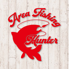 画像をギャラリービューアに読み込む, エリアフィッシングハンター カッティングステッカー《Area Fishing Hunter》(超防水・防滴 UVカット 屋外使用可 /C054)