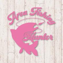 画像をギャラリービューアに読み込む, エリアフィッシングハンター カッティングステッカー《Area Fishing Hunter》(超防水・防滴 UVカット 屋外使用可 /C054)