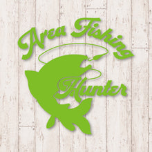 画像をギャラリービューアに読み込む, エリアフィッシングハンター カッティングステッカー《Area Fishing Hunter》(超防水・防滴 UVカット 屋外使用可 /C054)