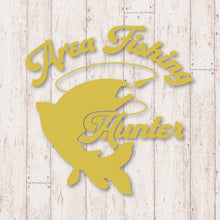 画像をギャラリービューアに読み込む, エリアフィッシングハンター カッティングステッカー《Area Fishing Hunter》(超防水・防滴 UVカット 屋外使用可 /C054)
