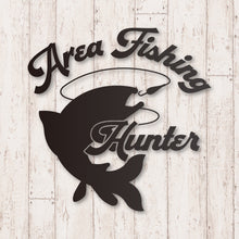 画像をギャラリービューアに読み込む, エリアフィッシングハンター カッティングステッカー《Area Fishing Hunter》(超防水・防滴 UVカット 屋外使用可 /C054)