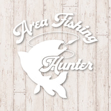 画像をギャラリービューアに読み込む, エリアフィッシングハンター カッティングステッカー《Area Fishing Hunter》(超防水・防滴 UVカット 屋外使用可 /C054)