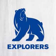 画像をギャラリービューアに読み込む, ベアーエクスプローラーズ カッティングステッカー《BEAR EXPLORERS》(超防水・防滴 UVカット 屋外使用可 /C049)