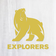 画像をギャラリービューアに読み込む, ベアーエクスプローラーズ カッティングステッカー《BEAR EXPLORERS》(超防水・防滴 UVカット 屋外使用可 /C049)