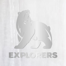 画像をギャラリービューアに読み込む, ベアーエクスプローラーズ カッティングステッカー《BEAR EXPLORERS》(超防水・防滴 UVカット 屋外使用可 /C049)