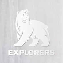画像をギャラリービューアに読み込む, ベアーエクスプローラーズ カッティングステッカー《BEAR EXPLORERS》(超防水・防滴 UVカット 屋外使用可 /C049)