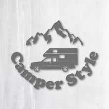 画像をギャラリービューアに読み込む, キャンパースタイル ピックアップトラック カッティングステッカー《Camper Style Pickup Truck》(超防水・防滴 UVカット 屋外使用可 /C094)