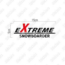 画像をギャラリービューアに読み込む, エクストリーム スノーボーダー カッティングステッカー《EXTREME SNOWBOARDER》(超防水・防滴 UVカット 屋外使用可 /C058)