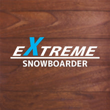 画像をギャラリービューアに読み込む, エクストリーム スノーボーダー カッティングステッカー《EXTREME SNOWBOARDER》(超防水・防滴 UVカット 屋外使用可 /C058)