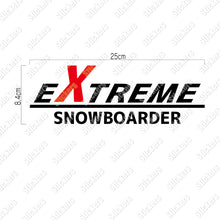 画像をギャラリービューアに読み込む, エクストリーム スノーボーダー カッティングステッカー《EXTREME SNOWBOARDER》(超防水・防滴 UVカット 屋外使用可 /C058)