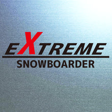 画像をギャラリービューアに読み込む, エクストリーム スノーボーダー カッティングステッカー《EXTREME SNOWBOARDER》(超防水・防滴 UVカット 屋外使用可 /C058)