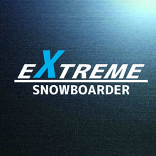画像をギャラリービューアに読み込む, エクストリーム スノーボーダー カッティングステッカー《EXTREME SNOWBOARDER》(超防水・防滴 UVカット 屋外使用可 /C058)