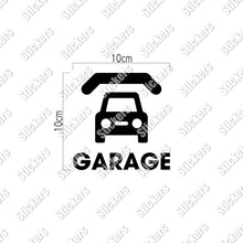 画像をギャラリービューアに読み込む, ガレージ ピクト カッティングステッカー《GARAGE》(超防水・防滴 UVカット 屋外使用可 /C084)