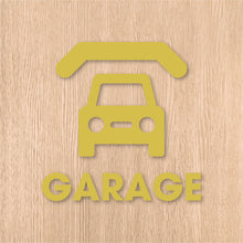 画像をギャラリービューアに読み込む, ガレージ ピクト カッティングステッカー《GARAGE》(超防水・防滴 UVカット 屋外使用可 /C084)