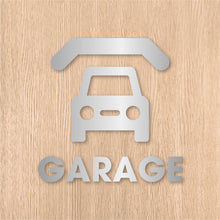 画像をギャラリービューアに読み込む, ガレージ ピクト カッティングステッカー《GARAGE》(超防水・防滴 UVカット 屋外使用可 /C084)