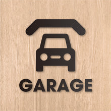 画像をギャラリービューアに読み込む, ガレージ ピクト カッティングステッカー《GARAGE》(超防水・防滴 UVカット 屋外使用可 /C084)