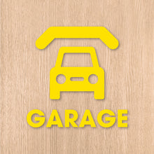 画像をギャラリービューアに読み込む, ガレージ ピクト カッティングステッカー《GARAGE》(超防水・防滴 UVカット 屋外使用可 /C084)