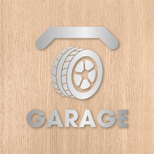 画像をギャラリービューアに読み込む, ガレージ ピクト カッティングステッカー《GARAGE》(超防水・防滴 UVカット 屋外使用可 /C084)