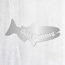 画像をギャラリービューアに読み込む, ゴー!フィッシング‼ カッティングステッカー《Go! Fishing》(超防水・防滴 UVカット 屋外使用可 /C044)