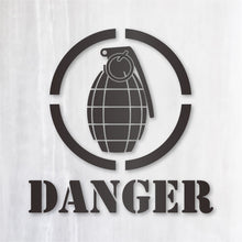 画像をギャラリービューアに読み込む, グレネード カッティングステッカー《GRENADE DANGER》超防水・防滴 UVカット 屋外使用可 /C035
