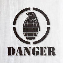 画像をギャラリービューアに読み込む, グレネード カッティングステッカー《GRENADE DANGER》超防水・防滴 UVカット 屋外使用可 /C035