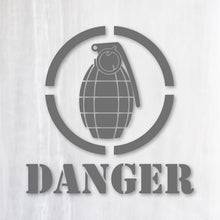 画像をギャラリービューアに読み込む, グレネード カッティングステッカー《GRENADE DANGER》超防水・防滴 UVカット 屋外使用可 /C035