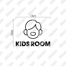 画像をギャラリービューアに読み込む, キッズルーム ピクト カッティングステッカー《KIDS ROOM》(超防水・防滴 UVカット 屋外使用可 /C073)