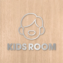 画像をギャラリービューアに読み込む, キッズルーム ピクト カッティングステッカー《KIDS ROOM》(超防水・防滴 UVカット 屋外使用可 /C073)