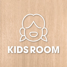 画像をギャラリービューアに読み込む, キッズルーム ピクト カッティングステッカー《KIDS ROOM》(超防水・防滴 UVカット 屋外使用可 /C073)