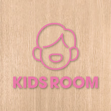 画像をギャラリービューアに読み込む, キッズルーム ピクト カッティングステッカー《KIDS ROOM》(超防水・防滴 UVカット 屋外使用可 /C073)