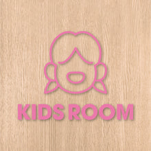 画像をギャラリービューアに読み込む, キッズルーム ピクト カッティングステッカー《KIDS ROOM》(超防水・防滴 UVカット 屋外使用可 /C073)