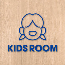 画像をギャラリービューアに読み込む, キッズルーム ピクト カッティングステッカー《KIDS ROOM》(超防水・防滴 UVカット 屋外使用可 /C073)