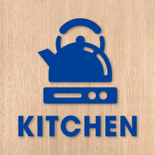 画像をギャラリービューアに読み込む, キッチンルーム ピクト カッティングステッカー《KITCHEN ROOM》(超防水・防滴 UVカット 屋外使用可 /C081)
