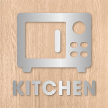 画像をギャラリービューアに読み込む, キッチンルーム ピクト カッティングステッカー《KITCHEN ROOM》(超防水・防滴 UVカット 屋外使用可 /C081)