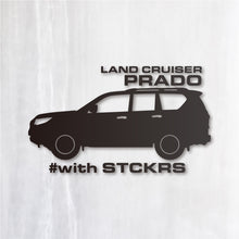 画像をギャラリービューアに読み込む, プラド カッティングステッカー《PRADO》(名入れOK 超防水・防滴 UVカット 屋外使用可 /C116)