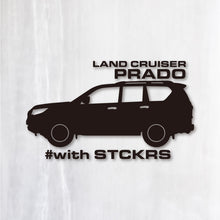 画像をギャラリービューアに読み込む, プラド カッティングステッカー《PRADO》(名入れOK 超防水・防滴 UVカット 屋外使用可 /C116)