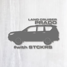 画像をギャラリービューアに読み込む, プラド カッティングステッカー《PRADO》(名入れOK 超防水・防滴 UVカット 屋外使用可 /C116)