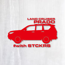 画像をギャラリービューアに読み込む, プラド カッティングステッカー《PRADO》(名入れOK 超防水・防滴 UVカット 屋外使用可 /C116)