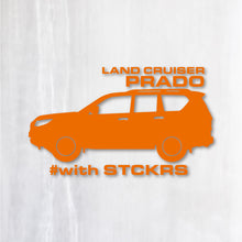 画像をギャラリービューアに読み込む, プラド カッティングステッカー《PRADO》(名入れOK 超防水・防滴 UVカット 屋外使用可 /C116)