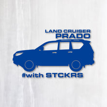 画像をギャラリービューアに読み込む, プラド カッティングステッカー《PRADO》(名入れOK 超防水・防滴 UVカット 屋外使用可 /C116)