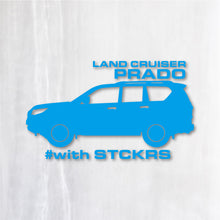 画像をギャラリービューアに読み込む, プラド カッティングステッカー《PRADO》(名入れOK 超防水・防滴 UVカット 屋外使用可 /C116)