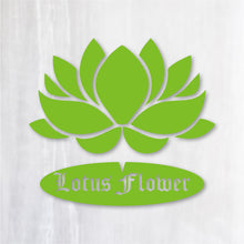 画像をギャラリービューアに読み込む, ロータスフラワー カッティングステッカー《Lotus flower》(超防水・防滴 UVカット 屋外使用可 /C016)