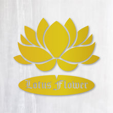 画像をギャラリービューアに読み込む, ロータスフラワー カッティングステッカー《Lotus flower》(超防水・防滴 UVカット 屋外使用可 /C016)