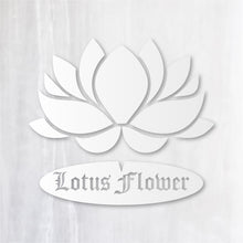 画像をギャラリービューアに読み込む, ロータスフラワー カッティングステッカー《Lotus flower》(超防水・防滴 UVカット 屋外使用可 /C016)
