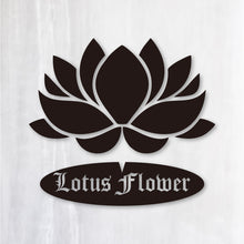 画像をギャラリービューアに読み込む, ロータスフラワー カッティングステッカー《Lotus flower》(超防水・防滴 UVカット 屋外使用可 /C016)