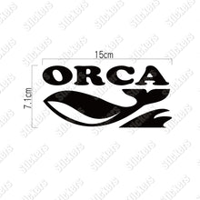 画像をギャラリービューアに読み込む, オルカ カッティングステッカー《ORCA》(超防水・防滴 UVカット 屋外使用可 /C060)